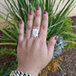 Sterling silver concho ring