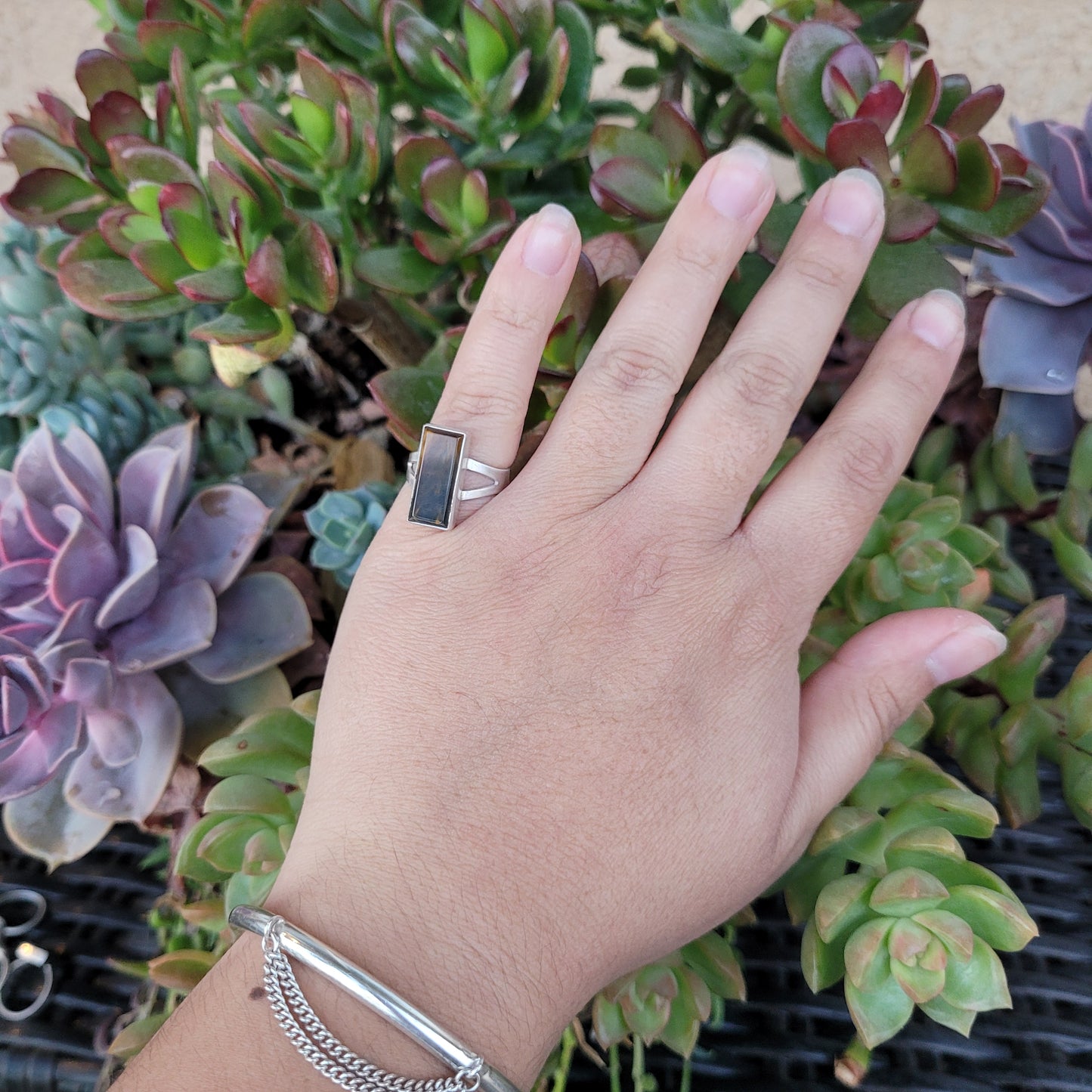 Tiger's eye ring