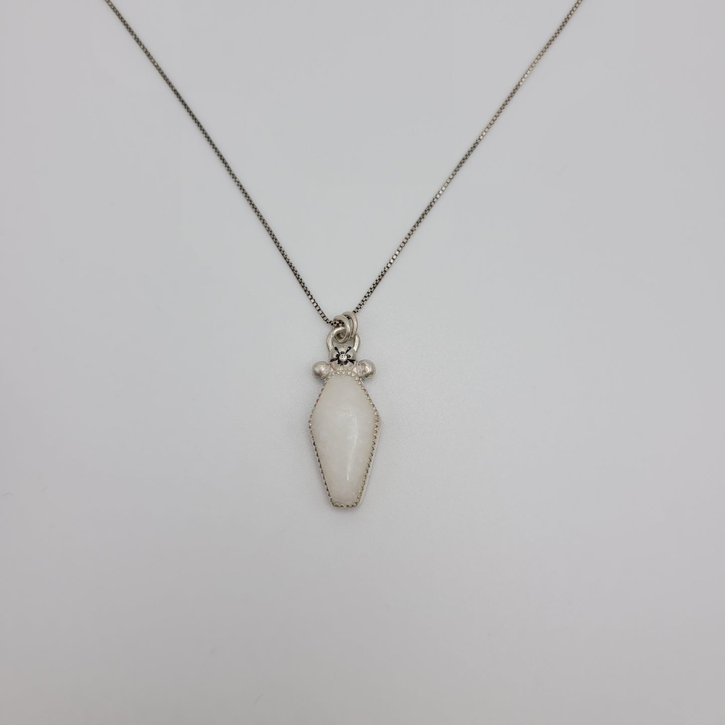 Coffin quartzite necklace