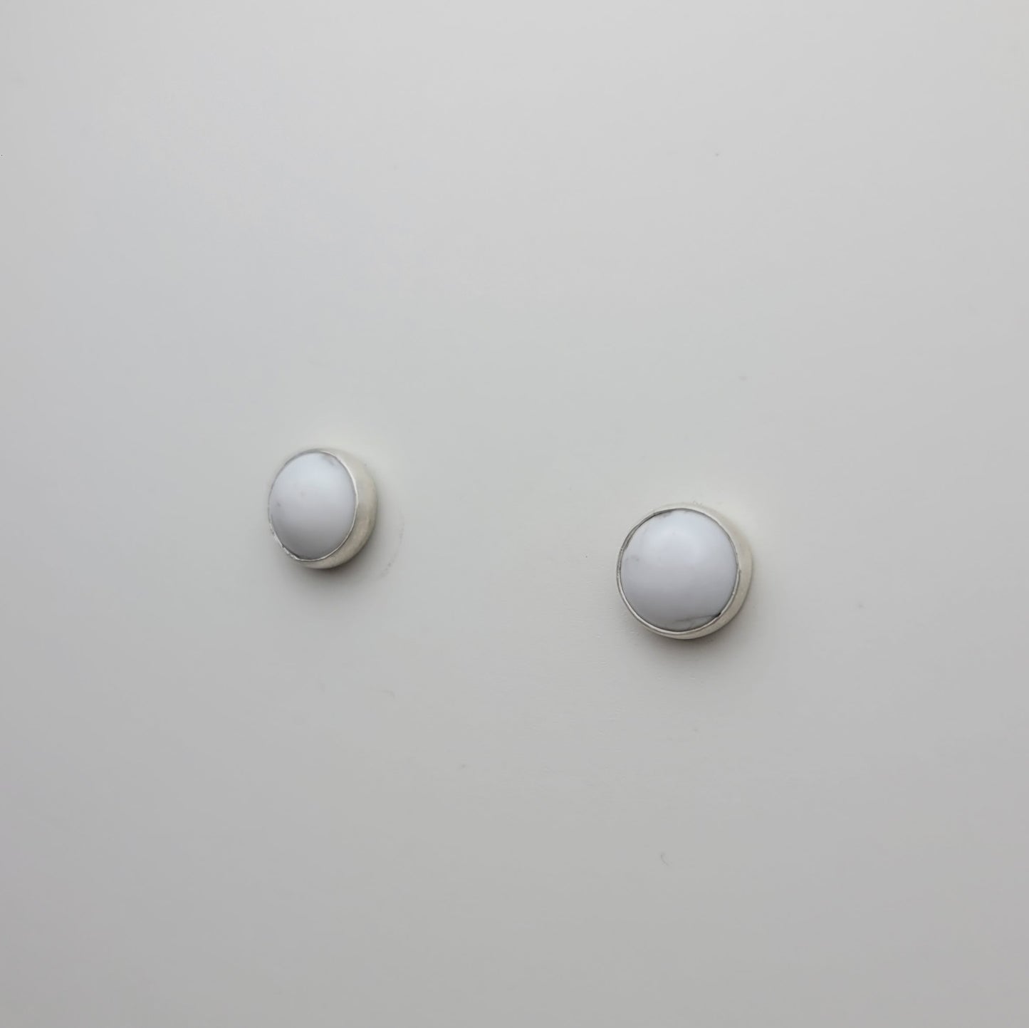 Howlite earrings