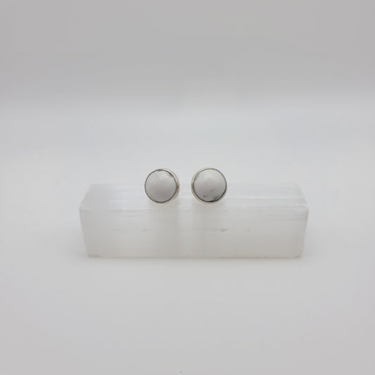 Howlite earrings