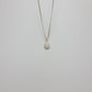 Dainty opal necklace