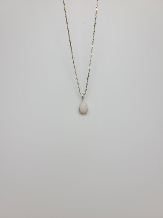 Dainty opal necklace