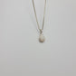 Dainty opal necklace