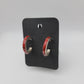 Red jasper hoops