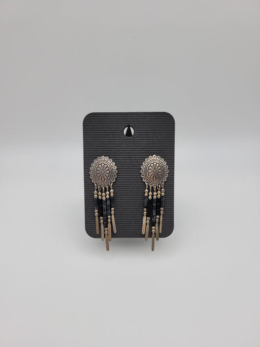 Concho earrings