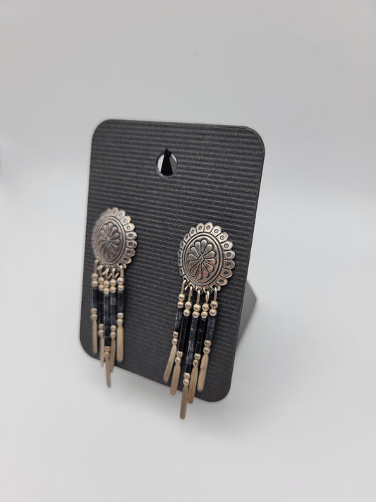 Concho earrings