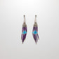 Beaded sterling earrings