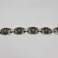 Flower link bracelet