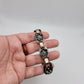 Flower link bracelet