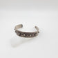 Sterling studded cuff