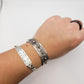 Sterling studded cuff