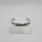 Flower stamped cuff