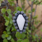 Coffin ring with flowers (made to order)